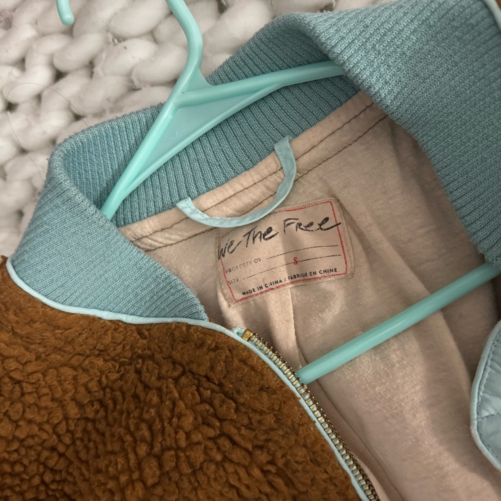 We The Free Brown and Light Blue Jacket - Picture 2 of 3